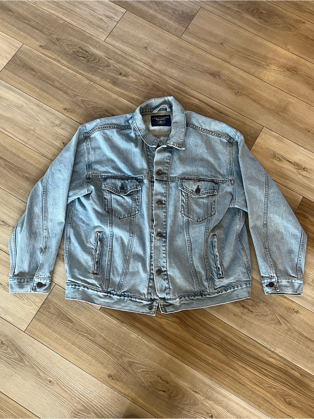 VTG Levi's Jean Jacket Signature Strauss & Co Men's Blue Denim Trucker